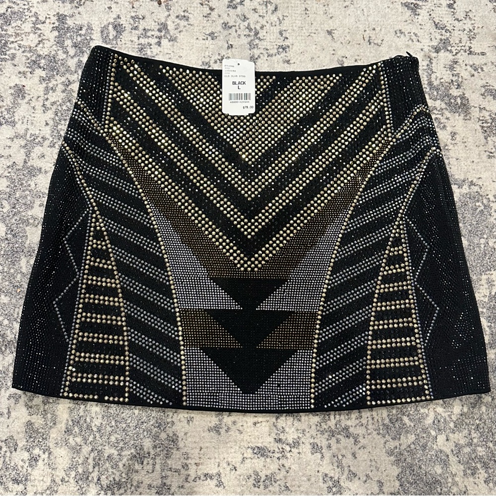 NWT FATE by LFD Studded Mini Skirt – Size Large